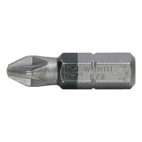 PZ2 Würth Bits Pozidriv Schwarz | Länge 25 mm  (VE)