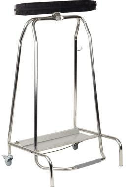 APS Müllsackständer APS 59 x 96 x 43 cm (B x H x T) 120l Edelstahl silber