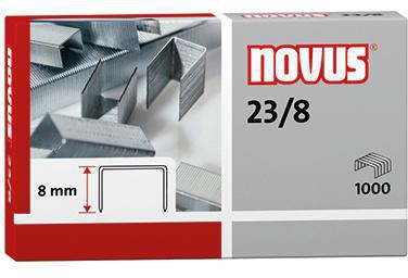 NOVUS Heftklammer NOVUS 23/8 Blockhefter Stahl verzinkt 1.000 St./Pack.