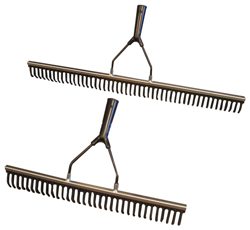 Gummirechen B.500mm Zinken Stahl/Gummi A