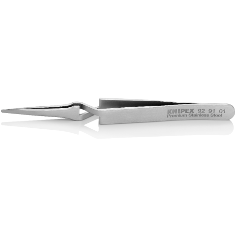 120 mm stumpf/gerade Präzisionskreuzpinzette von Knipex