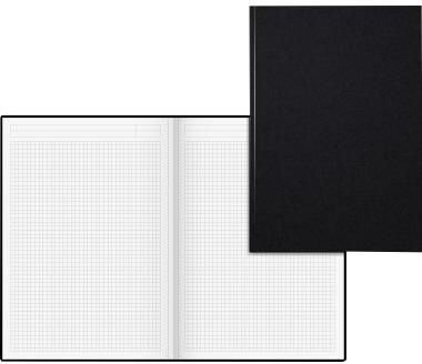 KÖNIG & EBHARDT Notizbuch König & Ebhardt DIN A4 kariert schwarz 96 Bl.