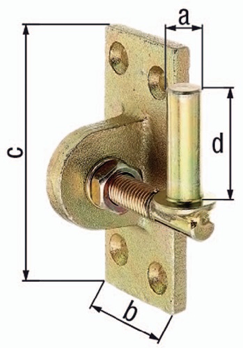 Kloben z.Anschr.13x45mm TZN Ausf.verstel