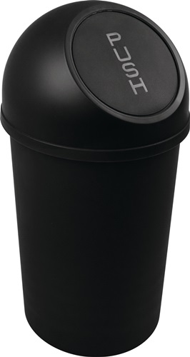 Abfallbehälter H490xØ253mm 13l schwarz H