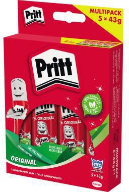 PRITT Klebestift Pritt Original Multipack nicht nachfüllbar 5 x 43 g/Pack.