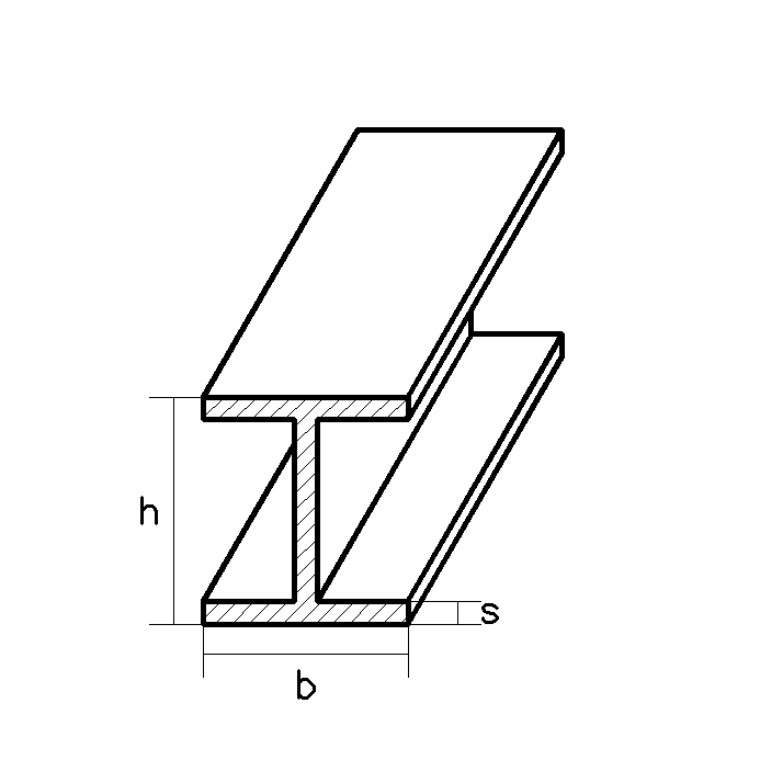 100/55 mm IPE100 Träger Stahl S235
