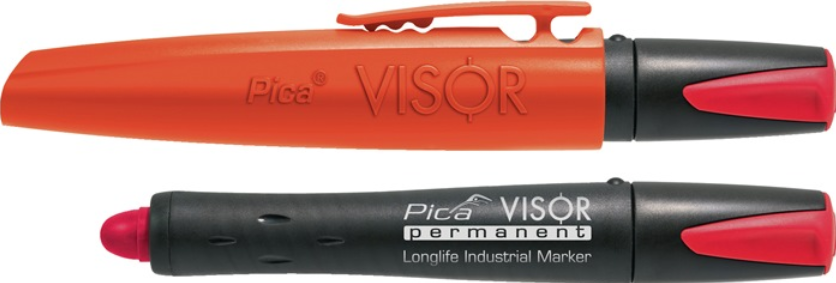 Industriemarker Visor permanent "rot" wasserfest PICA