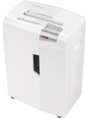 HSM Aktenvernichter HSM® shredstar X15 P-4 Papier Heftklammern Büroklammern Kreditkarten CDs/DVDs Partikelschnitt weiß/silber