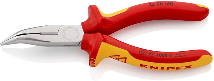 40Grad KNIPEX 160 mm Flachrundzange