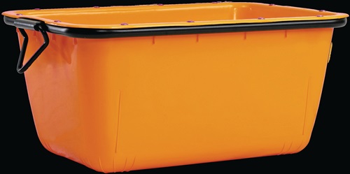 Fertigmörtelbehälter 200l orange WEMAS