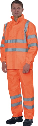 Warnschutz-Regenjacke Gr.L orange PREVEN
