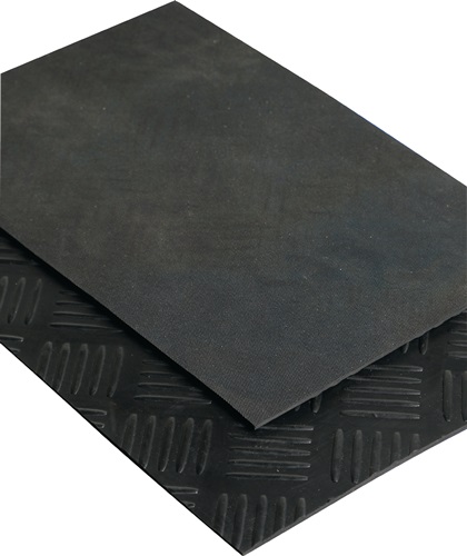 Hammerschlagmatte B.1,4m L.10m D.3mm sch