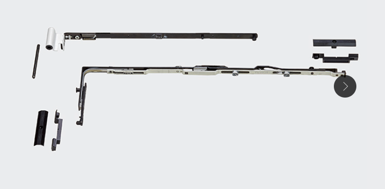 Schüco Scheren-Reparaturset 400 (links öffnend)