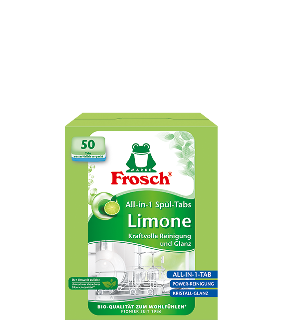 All-in-1 Spül-Tabs Limone von Frosch 50 Tabs