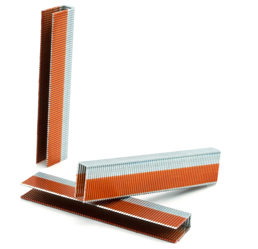 Heftklammern verzinkt geharzt