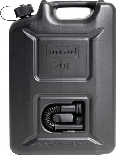 HÜNERSDORFF Kraftstoffkanister PROFI 20 l schwarz HDPE