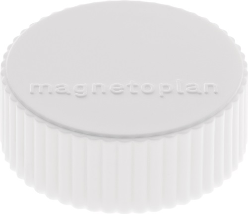 Magnet Super D.34mm weiß MAGNETOPLAN