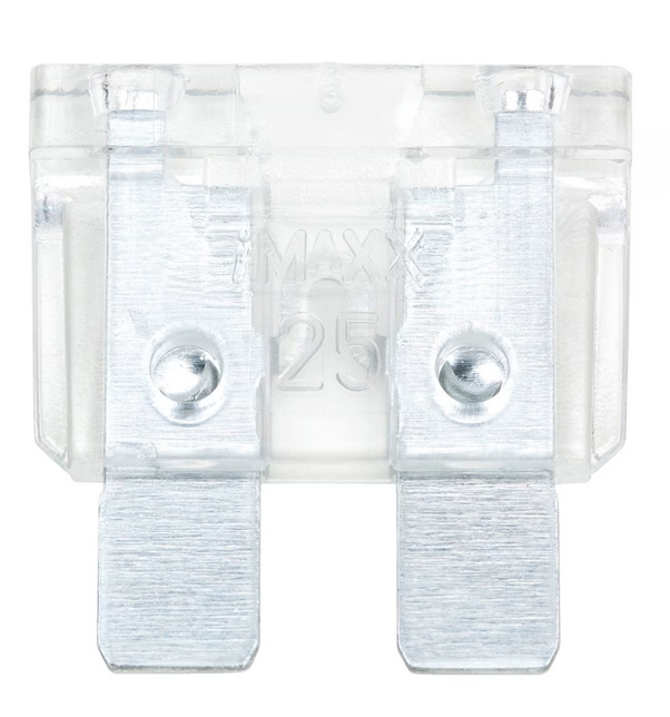 Flachstecksicherung ATO verzinnt 25 A I Weiss