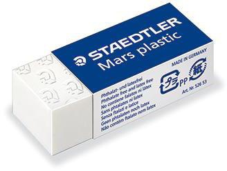 STAEDTLER Radierer STAEDTLER® Mars® plastic Bleistifte Buntstifte 1,9 x 1,3 x 4 cm (B x H x L) PVC weiß
