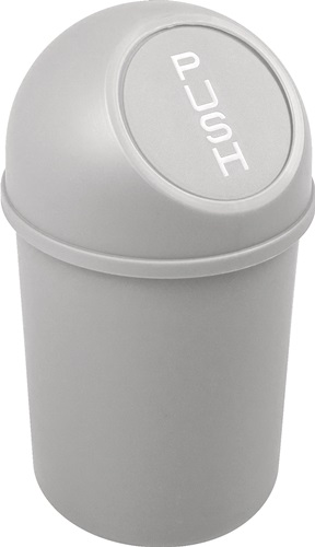 Abfallbehälter H375xØ214mm 6l lichtgrau