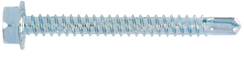 5,5 x 22 Bohrschraube Sechskantkopf pias® verzinkt blau passiviert