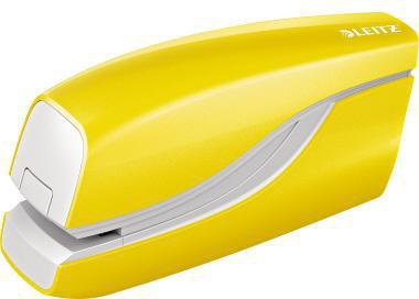 LEITZ Elektroheftgerät Leitz NeXXt WOW fest 10 Bl. (80 g/m²) e1 Metall/Kunststoff gelb