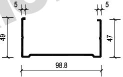 100er CW-Profil | Diverse Längen