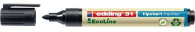 EDDING Flipchartmarker edding 31 EcoLine 1,5-3mm schwarz edding 31 EcoLine 1,5-3mm schwarz