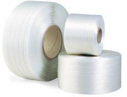 TRANSPAK Umreifungsband  Breite 19mm Länge 500m Polyester fadenverstärkt weiß