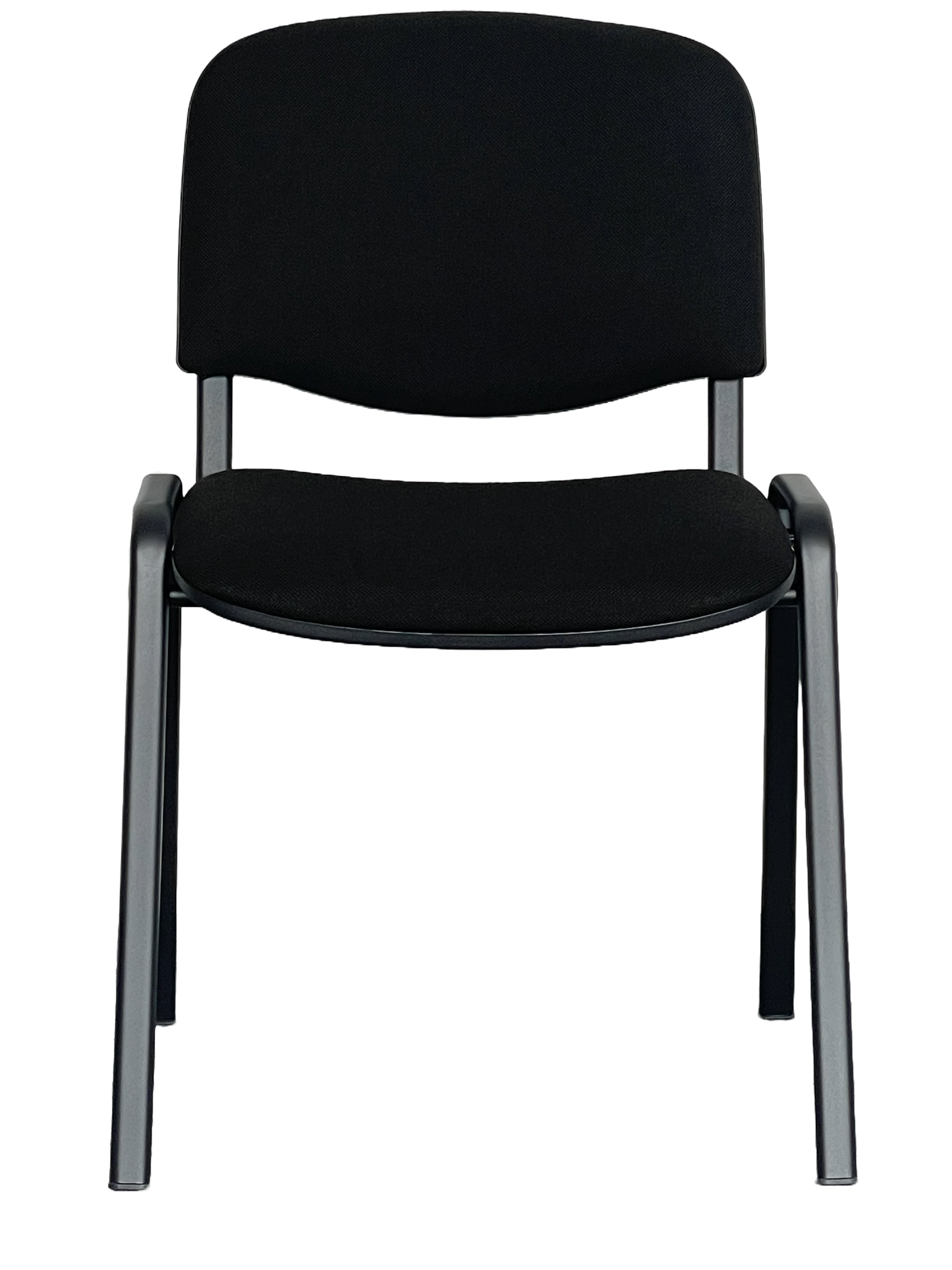 Polster-Stapelstuhl Schwarz