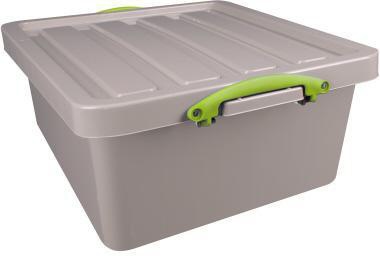 REALLY USEFUL BOX Aufbewahrungsbox Really Useful Box Recycling 47 x 21 x 52 cm (B x H x T) 31,5l Polypropylen 100 % recycelt taubengrau