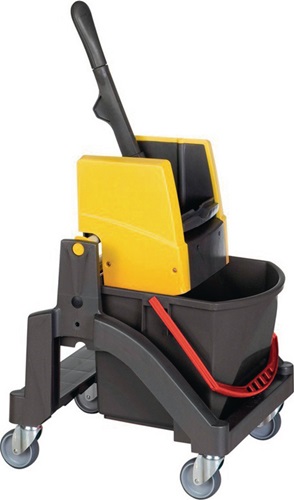 Reinigungswagen Eimer 1 x 17l u.Presse K