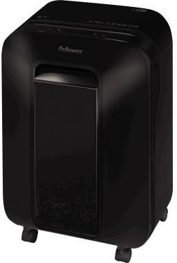 FELLOWES Aktenvernichter Fellowes® Powershred® LX 200 P-4 Papier Heftklammern Büroklammern Kreditkarten Partikelschnitt 12 Bl. (70 g/m²) schwarz