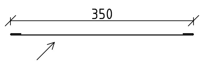 350 mm Verbindungsblech | RAL 7016 | L = 362,0 cm