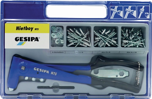 Blindnietsortiment Nietboy 135tlg.Zange