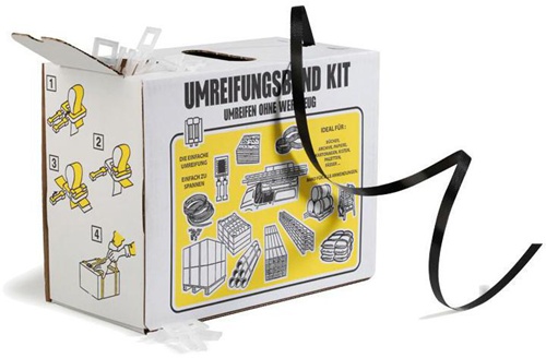 TRANSPAK Umreifungsband  Breite 12,7mm Stärke 0,55mm Länge 600m PP schwarz