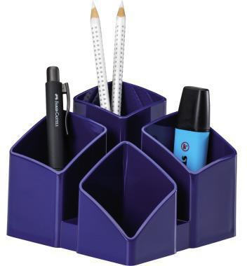 HAN Stifteköcher HAN SCALA 12,5 x 10 x 12,5 cm (B x H x T) Polystyrol blau