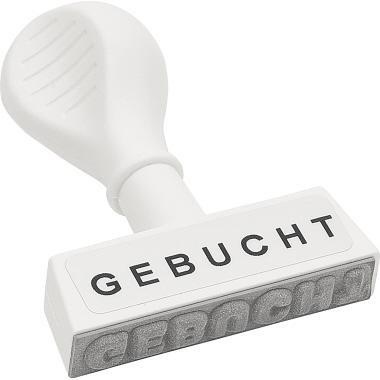 WEDO Textstempel WEDO® 45 x 4 mm (B x H) Gebucht Kunststoff