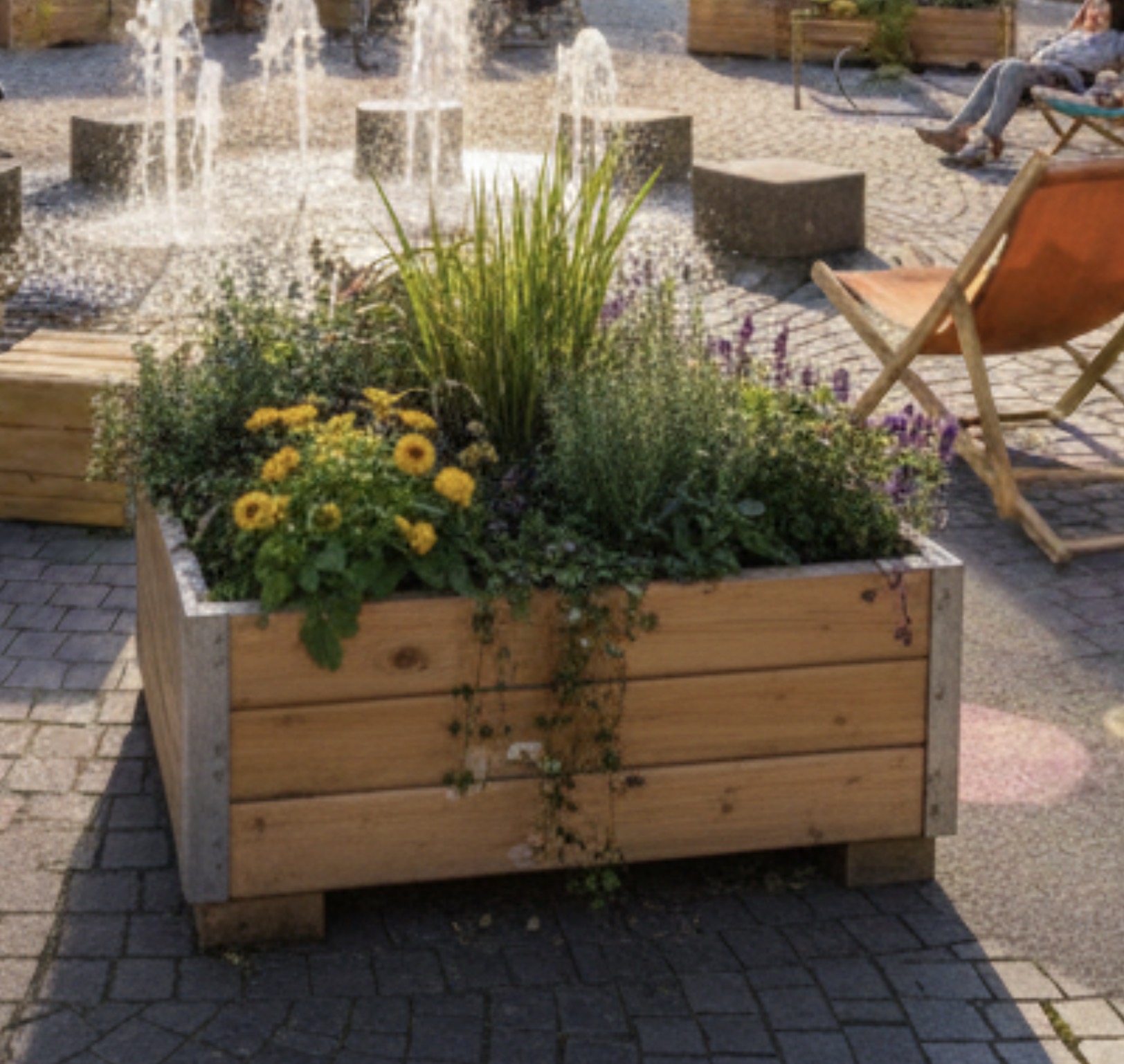 Hochbeet Blumenkasten urbano 12/8 | Höhe 600mm