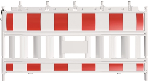 Absperrschrankengitter retroreflektieren