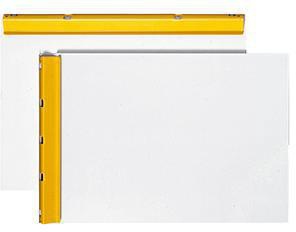 HANSA-TECHNIK Klemmbrett Hansa-Technik 21 x 29,7 cm (B x H) DIN A4 Aluminium grauweiß
