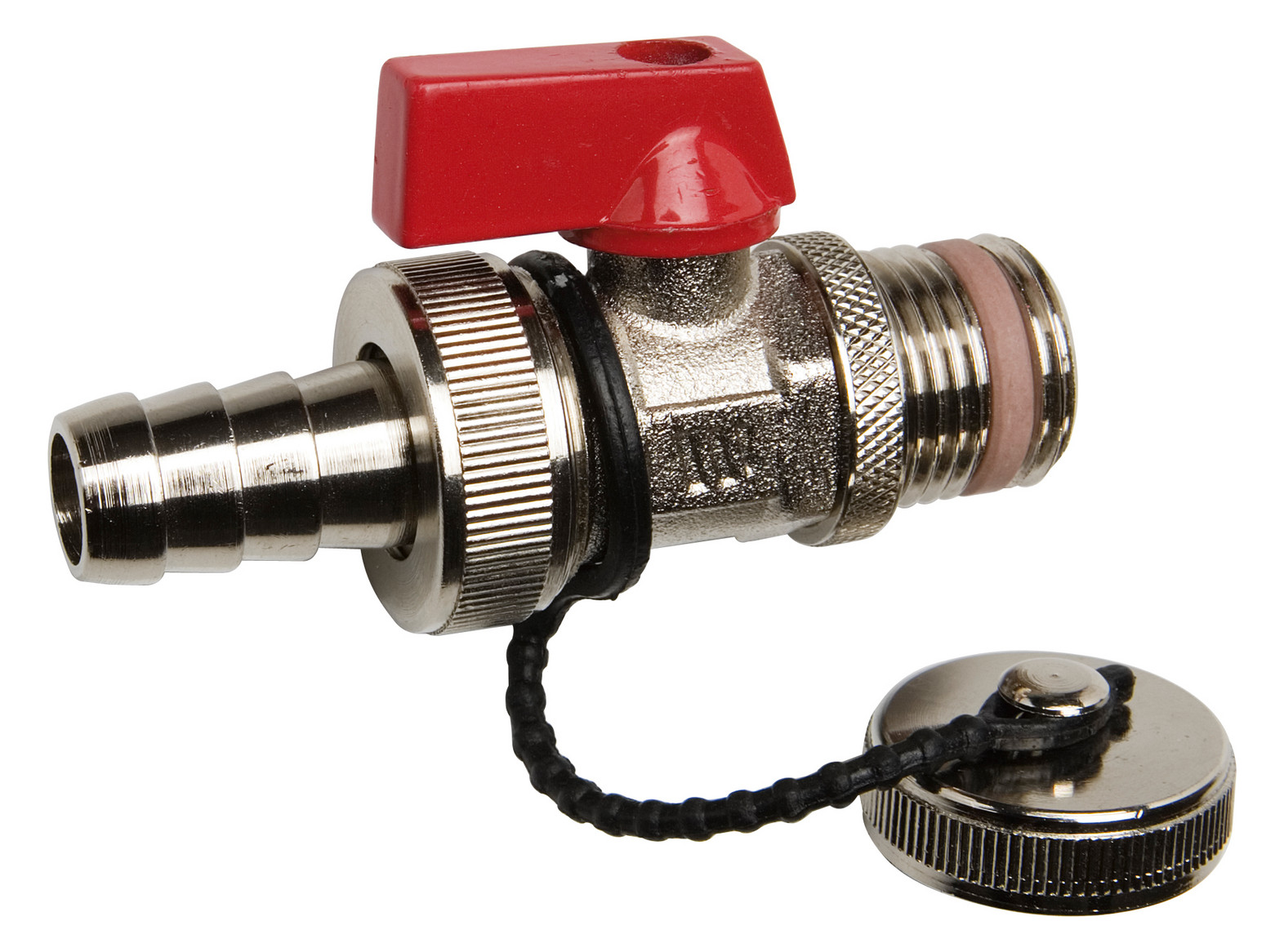 Watts KFE-Kugelhahn 1/2", vernickelt, selbstdichtend, kompl. (alt:0553215ART)