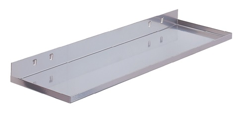 Ablageplatte B445xT150mm alufarben f.Loc