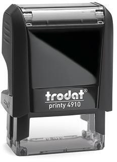 TRODAT Textstempel trodat® Printy 4910 26 x 9 mm (B x H) individuelle Textplatte schwarz