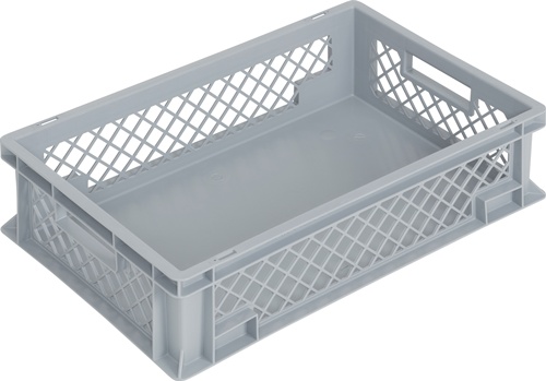 Transportbehälter L600xB400xH150mm grau