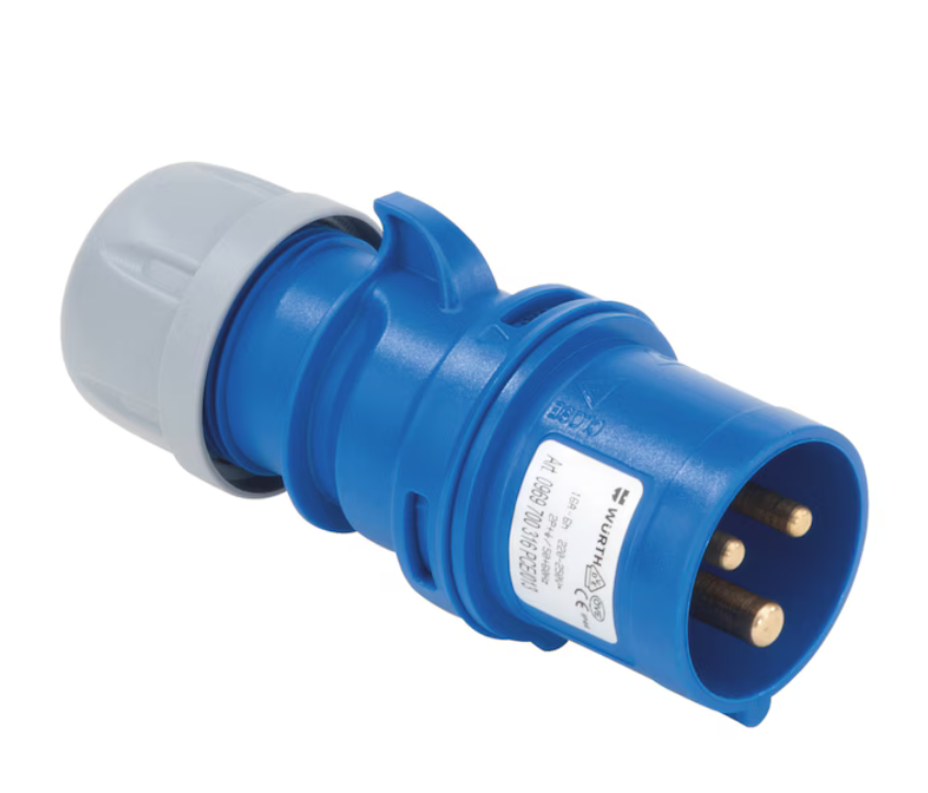 CEE-Stecker 250 V, 6 H