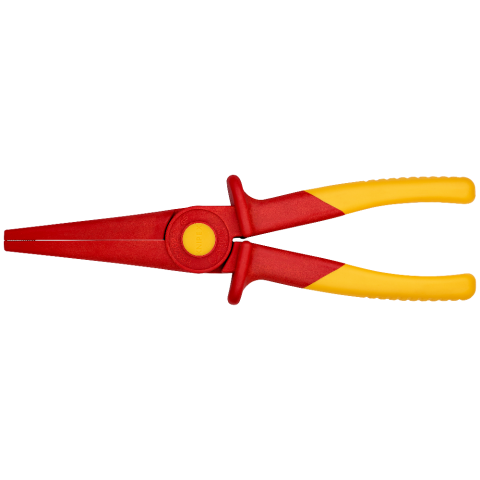 KNIPEX 220 mm Flachrundzange aus Kunststoff Isolierend