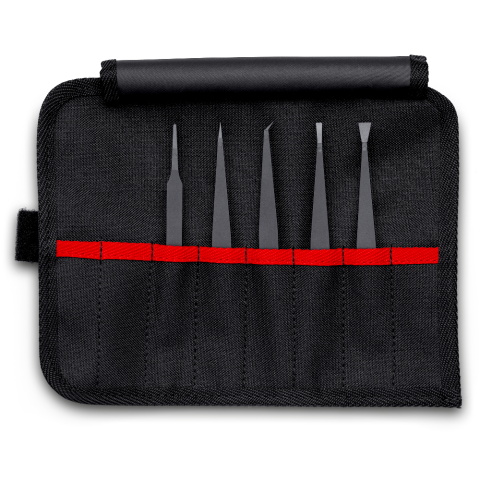 5.-tlg. Kunststoffpinzetten-Set ESD