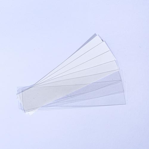 Etikett weiß m.Folie f.Sichtlagerkasten