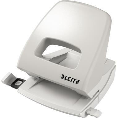 LEITZ Locher Leitz NeXXt 5005 8cm 25 Bl. (80 g/m²) mit Anschlagschiene grau